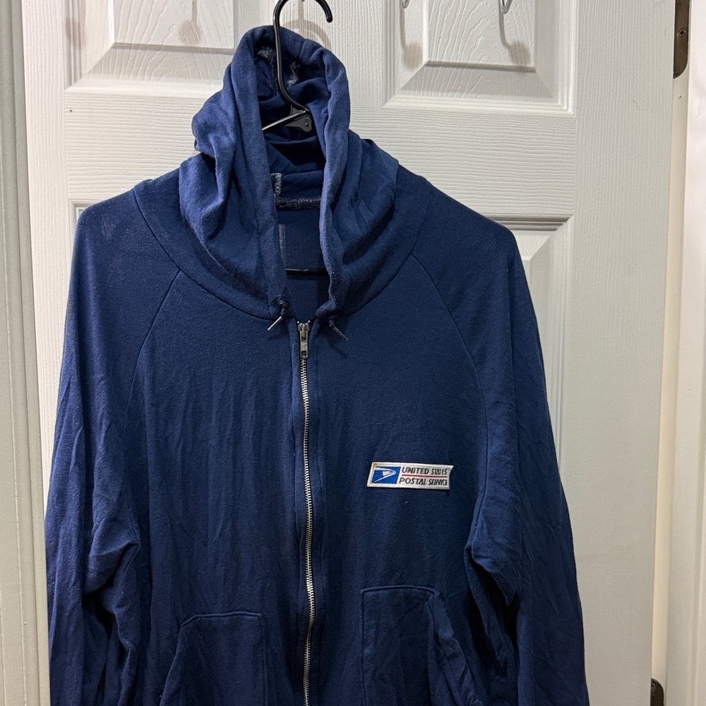 Blue Zip-Up Hoodie